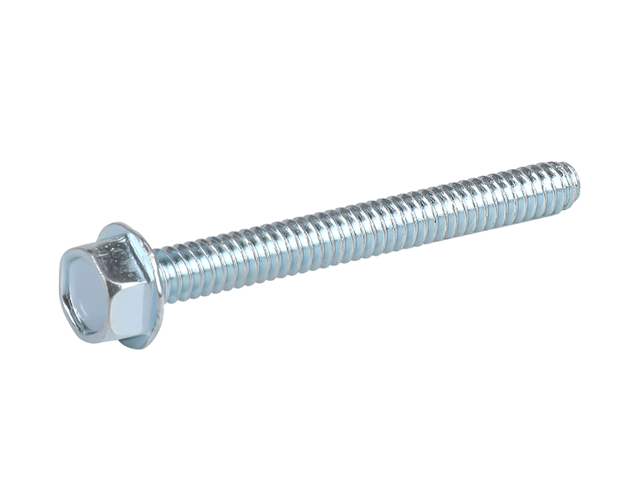 Zinc-plated hexagonal flange bolts