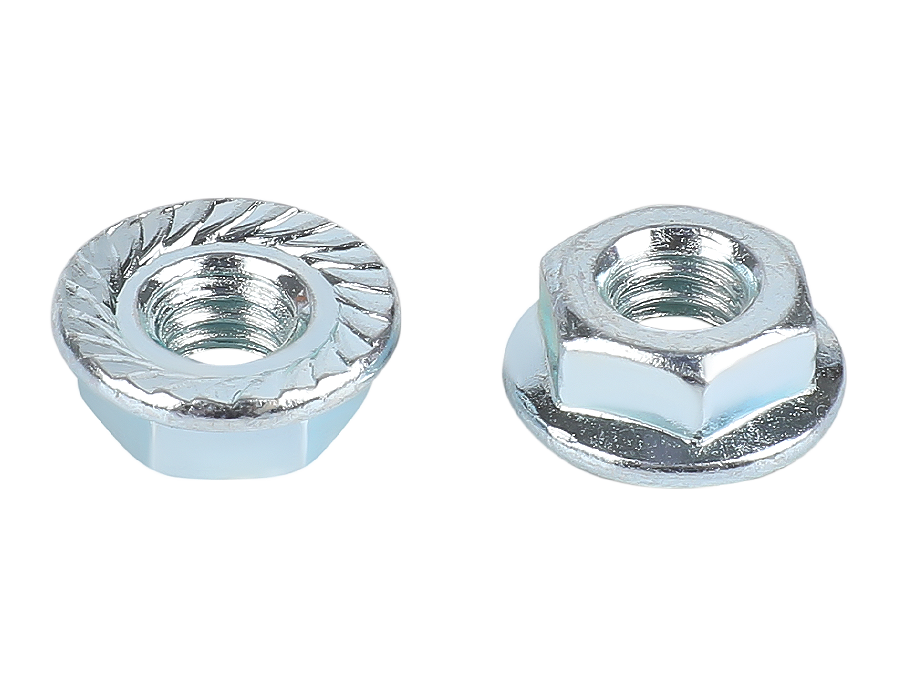 Galvanized flange nuts