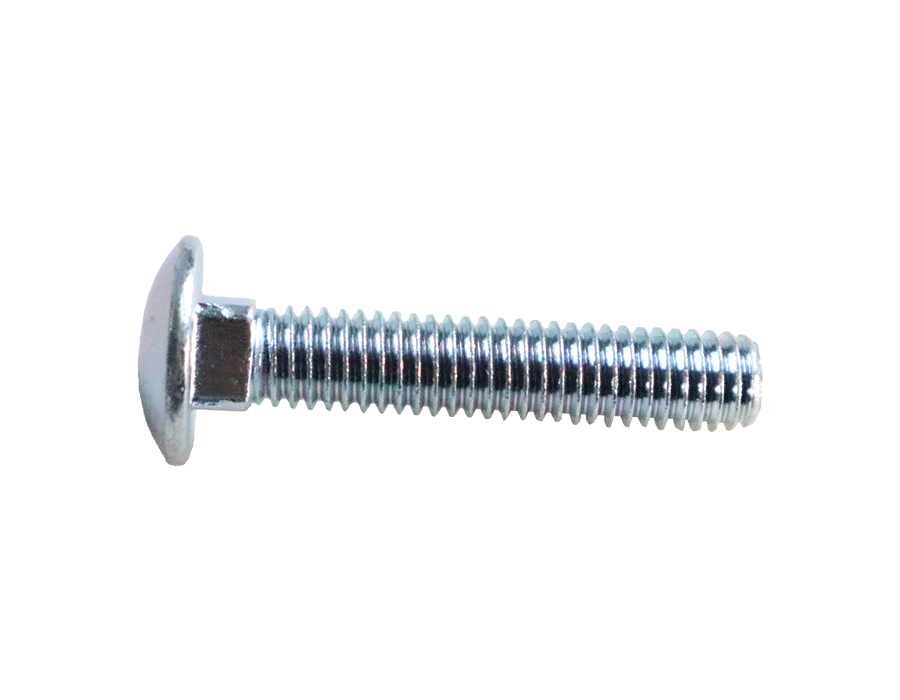 Zinc-plated carriage bolts